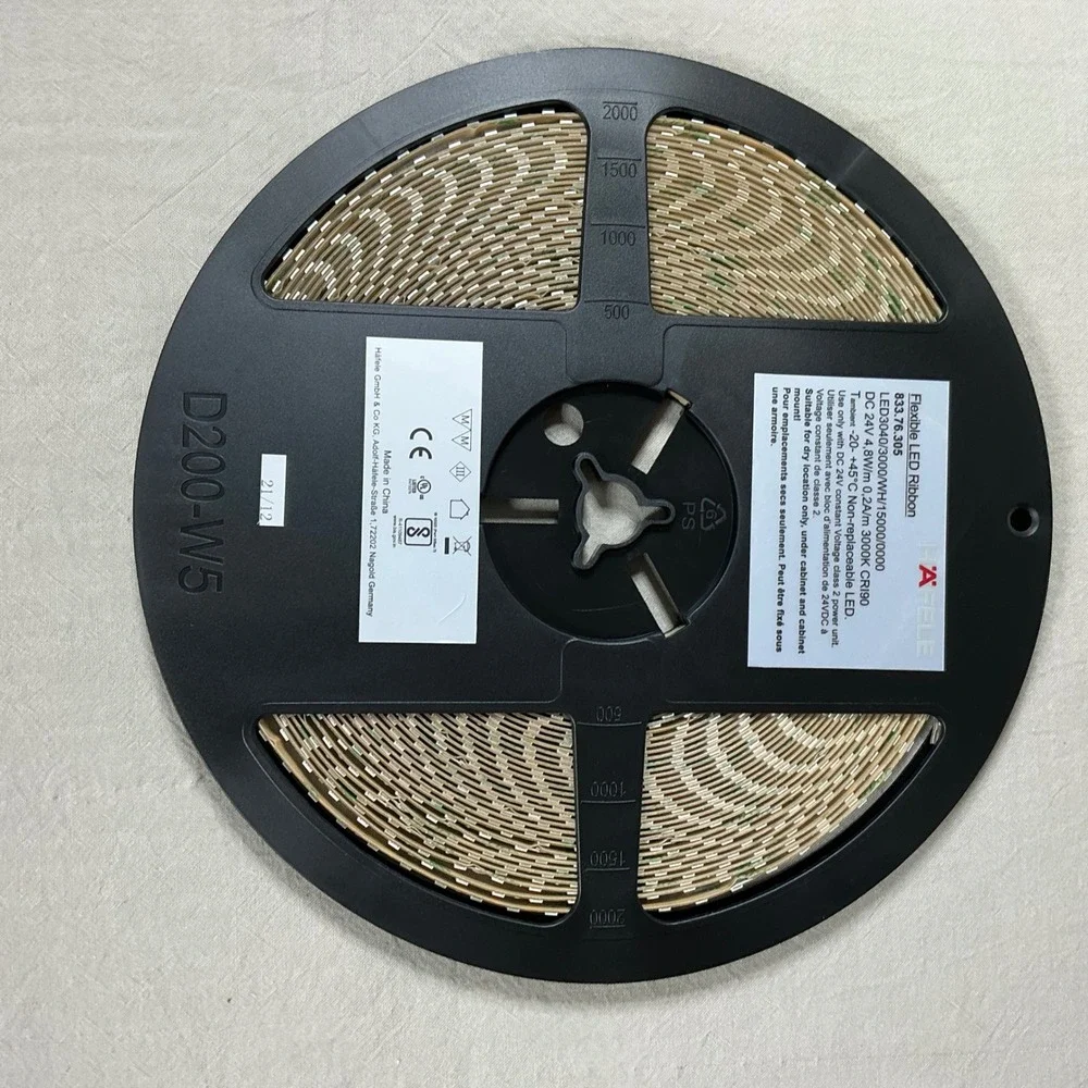 Hafele Loox LED‎ 3040 Flexible LED Ribbon 24V 3000K 15m 833.76.305 Warm White
